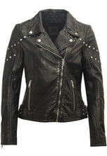 Load image into Gallery viewer, Mauritius Danielle Metallic Wash Stud Jacket
