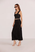 Load image into Gallery viewer, Mink Pink Celia Lurex Stripe Midi Skirt
