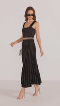 Load image into Gallery viewer, Mink Pink Celia Lurex Stripe Midi Skirt
