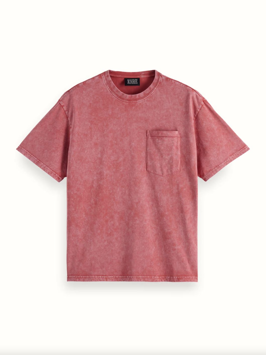 Scotch & Soda Washed Pocket Relaxed Fit T-Shirt