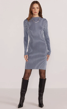 Load image into Gallery viewer, Mink Pink Diana Contrast Knit Mini Dress
