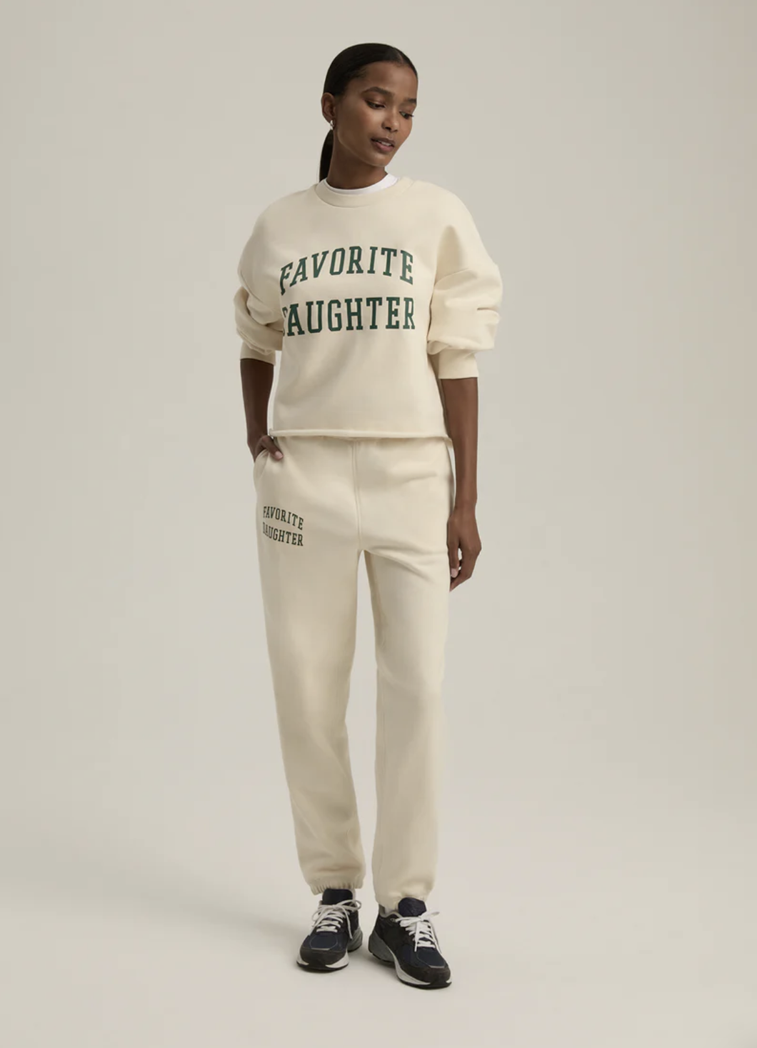 Favorite Daughter The Cropped Collegiate Sweatshirt