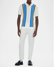 Load image into Gallery viewer, S&amp;S Structured Knitted Striped Polo
